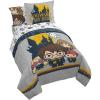 Jay Franco Bluey & Bingo Twin Comforter Set – 5 Piece Bed Set Includes Sheet Set & Pillow Covers – Super Soft Clouds & Stars Kids Bedding(Harry Potter Charms)