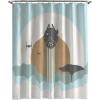 Jay Franco Bluey and Bingo Fabric Shower Curtain – Kids Teal Bathroom Décor(Multi – Star Wars)