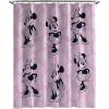 Jay Franco Bluey and Bingo Fabric Shower Curtain – Kids Teal Bathroom Décor(Pink – Minnie Mouse)