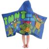 Jay Franco Kids Hooded Towel – 22″ x 51″ Super Soft Bath Wrap with 3D Hood, Beach, Pool & Travel, Official Licensed Product, Blue – Bluey(Blue – Teenage Mutant Ninja Turtles)
