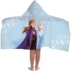 Jay Franco Kids Hooded Towel – 22″ x 51″ Super Soft Bath Wrap with 3D Hood, Beach, Pool & Travel, Official Licensed Product, Blue – Bluey(Multi – Frozen)