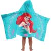 Jay Franco Kids Hooded Towel – 22″ x 51″ Super Soft Bath Wrap with 3D Hood, Beach, Pool & Travel, Official Licensed Product, Blue – Bluey(Teal – Little Mermaid)