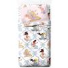 Jay Franco Kids Sheet Set with Fitted, Flat Sheets & Pillow Cover – Ultra-Soft Bedding with Pillowcase for Room Decor, White – Bluey, 4 Piece Full(White – Disney Princess)