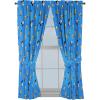 Jay Franco Window Curtains for Kids Bedroom 4-Piece Drape Set with 2 Tiebacks, Grey – Bluey, 42″ W x 63″ L (Pack of 2)(Blue – Mickey Mouse)