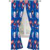 Jay Franco Window Curtains for Kids Bedroom 4-Piece Drape Set with 2 Tiebacks, Grey – Bluey, 42″ W x 63″ L (Pack of 2)(Blue – Spidey & His Amazing Friends)