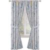 Jay Franco Window Curtains for Kids Bedroom 4-Piece Drape Set with 2 Tiebacks, Grey – Bluey, 42″ W x 63″ L (Pack of 2)(Grey – Bluey)