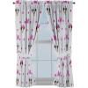 Jay Franco Window Curtains for Kids Bedroom 4-Piece Drape Set with 2 Tiebacks, Grey – Bluey, 42″ W x 63″ L (Pack of 2)(Grey – Minnie Mouse)