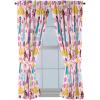 Jay Franco Window Curtains for Kids Bedroom 4-Piece Drape Set with 2 Tiebacks, Grey – Bluey, 42″ W x 63″ L (Pack of 2)(Pink – Disney Princess)