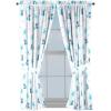 Jay Franco Window Curtains for Kids Bedroom 4-Piece Drape Set with 2 Tiebacks, Grey – Bluey, 42″ W x 63″ L (Pack of 2)(White – Lilo & Stitch)