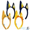 LUV HER Bluey Party Supplies – 4pc Animal Costume Ears Headband, Plush Soft Ears, Elastic Family Headbands for Halloween, Birthday, Play Day