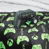 Monster Jam Throw Blanket with Gift Box – Throw Measures 46 x 60 Inches – Super Soft Special Edition.(Black – Xbox)