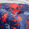 Monster Jam Throw Blanket with Gift Box – Throw Measures 46 x 60 Inches – Super Soft Special Edition.(Blue – Spiderman)
