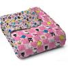Northwest Bluey Balloon Celebration Quilted Throw Blanket – Official Cartoon Throw Blanket Featuring Bluey, for Adults Boys Girls Bed, Couch, or Playroom, 60 x 80 Inches(Hello Kitty & Friends)
