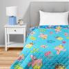 Northwest Bluey Balloon Celebration Quilted Throw Blanket – Official Cartoon Throw Blanket Featuring Bluey, for Adults Boys Girls Bed, Couch, or Playroom, 60 x 80 Inches(Tropical Waltz)