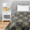 Northwest Bluey Balloon Celebration Quilted Throw Blanket – Official Cartoon Throw Blanket Featuring Bluey, for Adults Boys Girls Bed, Couch, or Playroom, 60 x 80 Inches(Preppy Hogwarts)