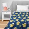 Northwest Bluey Balloon Celebration Quilted Throw Blanket – Official Cartoon Throw Blanket Featuring Bluey, for Adults Boys Girls Bed, Couch, or Playroom, 60 x 80 Inches(Electric Captain)