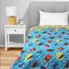 Northwest Bluey Balloon Celebration Quilted Throw Blanket – Official Cartoon Throw Blanket Featuring Bluey, for Adults Boys Girls Bed, Couch, or Playroom, 60 x 80 Inches(Geo Power)