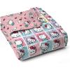 Northwest Bluey Balloon Celebration Quilted Throw Blanket – Official Cartoon Throw Blanket Featuring Bluey, for Adults Boys Girls Bed, Couch, or Playroom, 60 x 80 Inches(Sweet as Can Be)