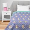 Northwest Bluey Balloon Celebration Quilted Throw Blanket – Official Cartoon Throw Blanket Featuring Bluey, for Adults Boys Girls Bed, Couch, or Playroom, 60 x 80 Inches(Bingo Dance Party)