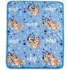 Northwest Bluey Silk Touch Sherpa Throw Blanket, 50″ x 60″, Christmas Sweater(Happy Times)