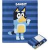 Northwest Bluey Silk Touch Throw Blanket, 50″ x 60″, Roll Call Bandit(Roll Call Bandit)