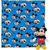 Northwest Character Hugger Pillow & Silk Touch Throw Blanket Set, 40″ x 50″, Bluey Festive Sweaters(Mickey Mouse – Comic Pop)