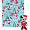 Northwest Character Hugger Pillow & Silk Touch Throw Blanket Set, 40″ x 50″, Bluey Festive Sweaters(Mickey Mouse Holiday Joy)