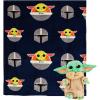 Northwest Character Hugger Pillow & Silk Touch Throw Blanket Set, 40″ x 50″, Bluey Festive Sweaters(Star Wars – the Mandalorian Dark Hover)
