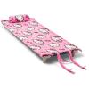 ROLLEE POLLEE Soft Rollup Nap Mat with Pillow, Comfy Kids Sleeping Bag, Elastic Strap for Cot, Fleece Throw Set(I Love Pink)