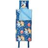 Silk Touch Sherpa Slumber Bag for Boys and Girls, Sleeping Bag with Zipper, 27 x 56 inches(Bluey B for Balloon w/ Pillow)