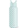 Simple Modern Summit Water Bottle with Straw Lid | Bluey 30oz Leak Proof Stainless Steel Insulated Cup | Gifts for Her Him | Bluey Stripes(-Disney: Minnie Mouse on Blue)