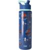 Simple Modern Summit Water Bottle with Straw Lid | Bluey 30oz Leak Proof Stainless Steel Insulated Cup | Gifts for Her Him | Bluey Stripes(Marvel: Spiderman Mashup)