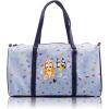 Stitch, Minnie, Mickey, Pooh, Harry Potter, or Jack Skellington 16″ Leather Mini Travel Bag, Duffle Bag, Overnight Bag(Blue)