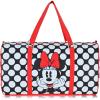 Stitch, Minnie, Mickey, Pooh, Harry Potter, or Jack Skellington 16″ Leather Mini Travel Bag, Duffle Bag, Overnight Bag(Minnie Mouse)