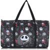 Stitch, Minnie, Mickey, Pooh, Harry Potter, or Jack Skellington 16″ Leather Mini Travel Bag, Duffle Bag, Overnight Bag(Nightmare Before Christmas)