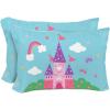 Sunny Side Up Bluey & Bingo (Pack of 2) Reversible Pillowcases – Double Sided Pillow Covers – Kids Super Soft Bedding(Blue – Magic Castle)