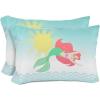 Sunny Side Up Bluey & Bingo (Pack of 2) Reversible Pillowcases – Double Sided Pillow Covers – Kids Super Soft Bedding(Teal – Little Mermaid)