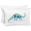 Sunny Side Up Bluey & Bingo (Pack of 2) Reversible Pillowcases – Double Sided Pillow Covers – Kids Super Soft Bedding(White – Dino Roar)