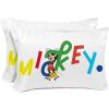 Sunny Side Up Bluey & Bingo (Pack of 2) Reversible Pillowcases – Double Sided Pillow Covers – Kids Super Soft Bedding(White – Mickey Mouse)