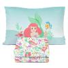 Sunny Side Up Bluey & Friends Full Sheet Set – 4 Piece Kids Bedding Set Includes Pillow Cover – Super Soft Microfiber Sheets(Multi – Little Mermaid)