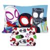 Sunny Side Up Bluey & Friends Full Sheet Set – 4 Piece Kids Bedding Set Includes Pillow Cover – Super Soft Microfiber Sheets(Multi – Spidey & Friends)