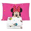 Sunny Side Up Bluey & Friends Full Sheet Set – 4 Piece Kids Bedding Set Includes Pillow Cover – Super Soft Microfiber Sheets(White – Minnie Mouse)