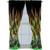 Sunny Side Up Window Curtains for Kids Bedroom 4-Piece Drape Set with 2 Tiebacks, Teal – Bluey, 42″ W x 63″ L (Pack of 2)(Black – Monster Jam)