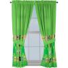 Sunny Side Up Window Curtains for Kids Bedroom 4-Piece Drape Set with 2 Tiebacks, Teal – Bluey, 42″ W x 63″ L (Pack of 2)(Green – Minecraft)