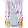 Sunny Side Up Window Curtains for Kids Bedroom 4-Piece Drape Set with 2 Tiebacks, Teal – Bluey, 42″ W x 63″ L (Pack of 2)(Pink – Disney Princess)