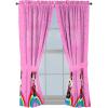 Sunny Side Up Window Curtains for Kids Bedroom 4-Piece Drape Set with 2 Tiebacks, Teal – Bluey, 42″ W x 63″ L (Pack of 2)(Pink – Minnie Mouse)