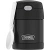 THERMOS FUNTAINER Insulated Food Jar, 10 Ounce, Kid Friendly Food Jar with Foldable Spoon, Bluey(Black)