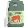 THERMOS FUNTAINER Insulated Food Jar, 10 Ounce, Kid Friendly Food Jar with Foldable Spoon, Bluey(Jungle Kingdom)