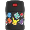 THERMOS FUNTAINER Insulated Food Jar, 10 Ounce, Kid Friendly Food Jar with Foldable Spoon, Bluey(POKEMON)
