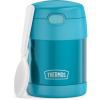 THERMOS FUNTAINER Insulated Food Jar, 10 Ounce, Kid Friendly Food Jar with Foldable Spoon, Bluey(Teal)